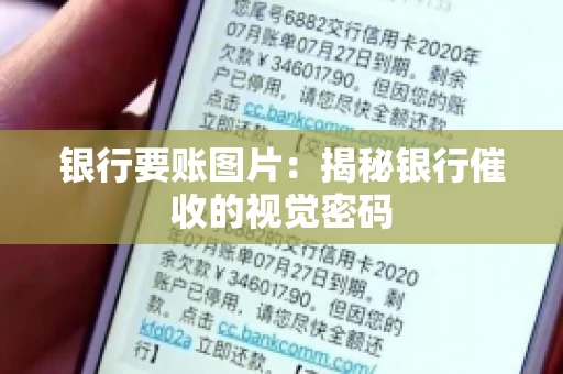 银行要账图片：揭秘银行催收的视觉密码